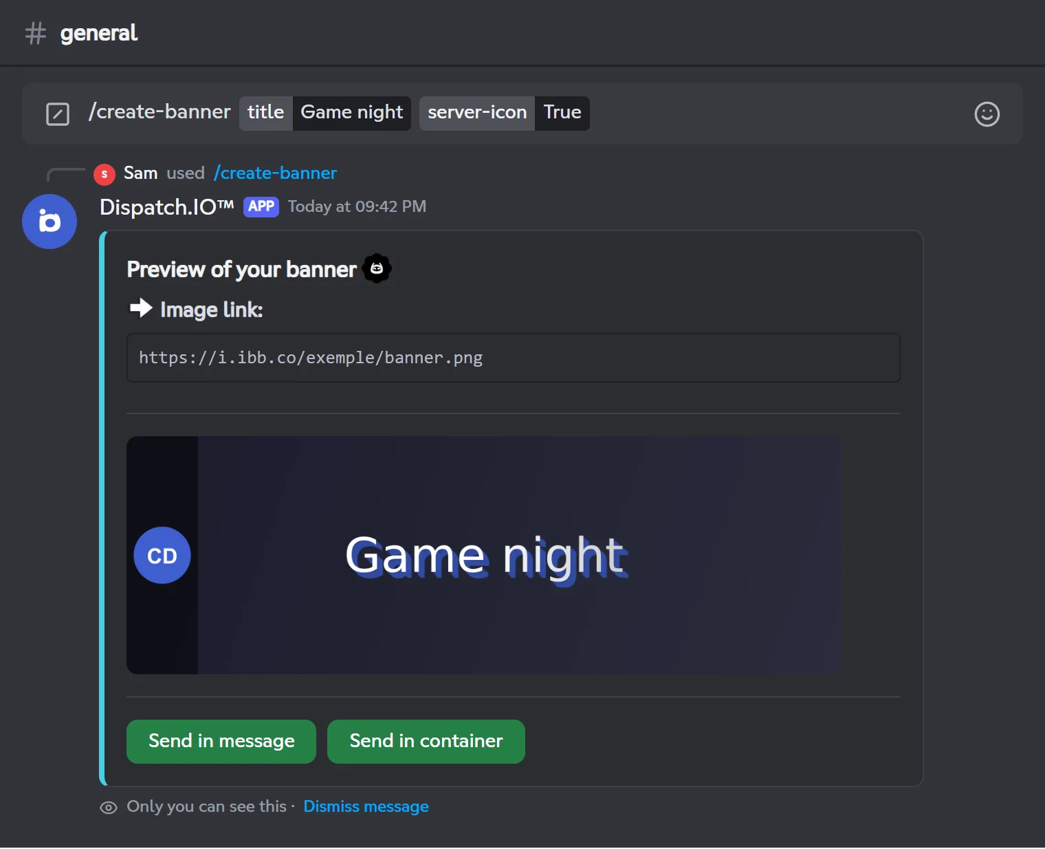 Preview of the banner generated by /create-banner