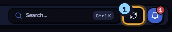 Sync Fluxer Data button in the top bar, waiting before another try
